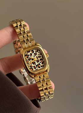 复古经典豹纹手表女款