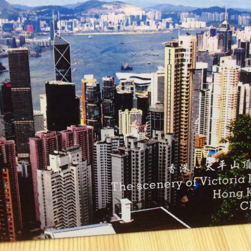 香港风光明信片合集 城市复古风景港岛九龙新界卡片贺卡 2款选 - 图2