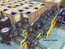 New 160200 four-ring manual butt welding rack PE pipe welding machine hot-melt butt welding rack with pressure-keeping