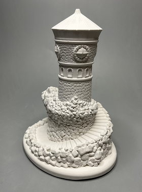 石膏装饰简约书房精细摆件扩香石