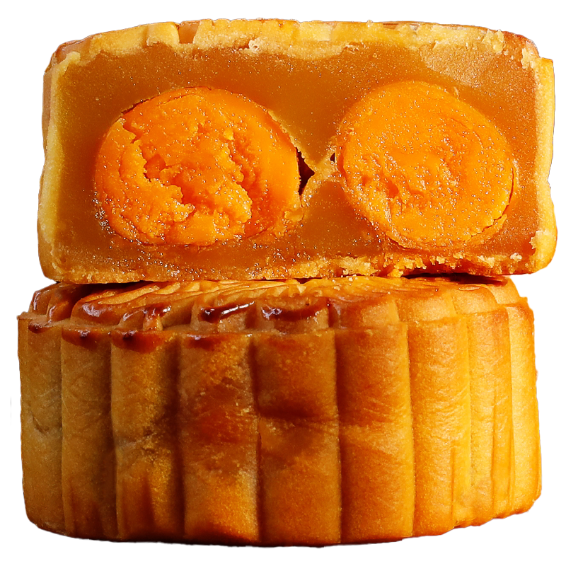 广州荔荣传统酒家双黄纯白莲蓉蛋黄月饼散装广式容广东五仁豆沙大