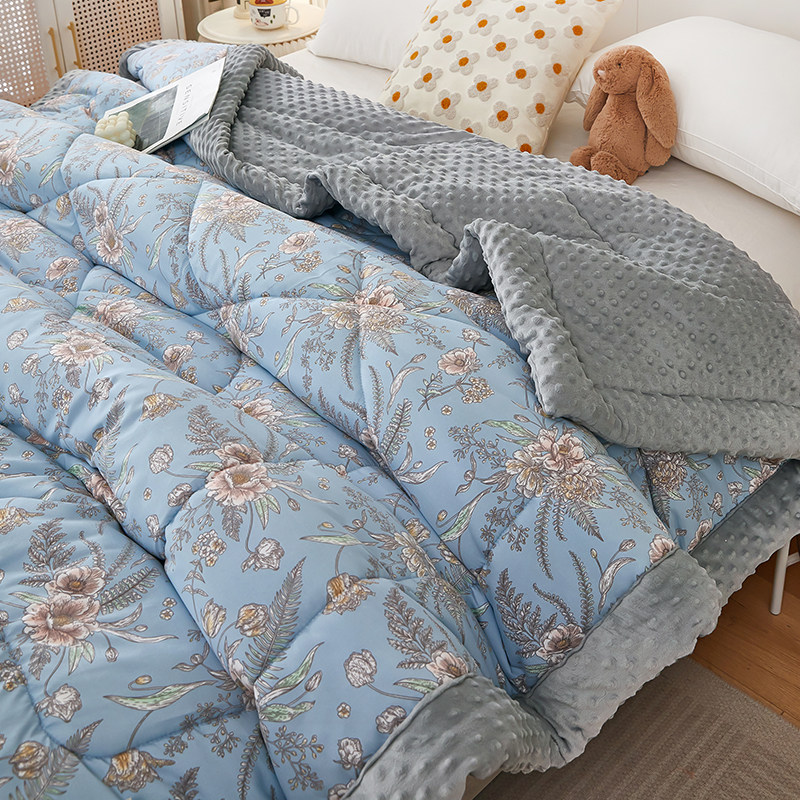 成人大人豆豆被官方旗舰店春秋款被子单人冬季加厚被芯冬被厚棉被