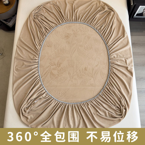 牛奶绒床笠单件秋冬季加厚席梦思床垫保护罩套珊瑚绒床单2024新款 - 图2