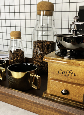 咖啡馆咖啡主题摆件组合