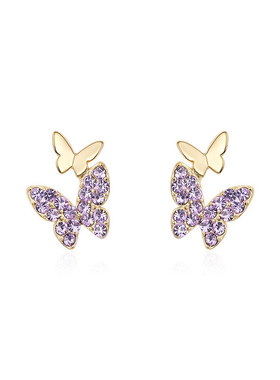 Korean Version Of Cute Small Butterfly Earrings Temperament