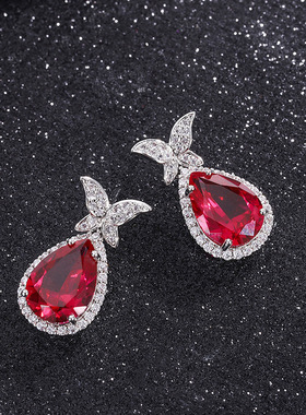Butterfly Earrings Drop-shaped Retro Temperament