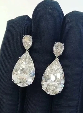Simple and Elegant Dangle Earrings for Women Crystal