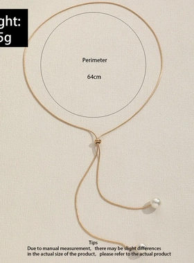 Fashion Imitation Pearls Necklace For Women Gold & Silver