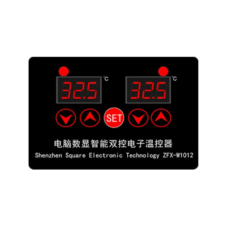 微电脑智能双路温控器 双温双控双探头温度控制器 2路输出12~220V - 图2