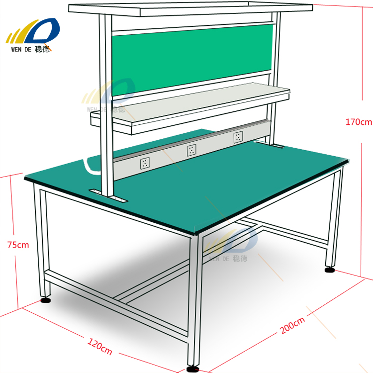 防静电工作台双面维修电子工厂车间流水线操作台装配桌实验室检验