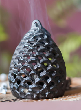 欧式家居摆设复古手工香熏炉摆件