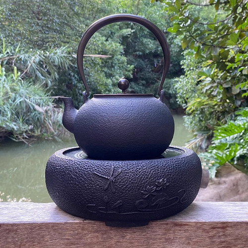 铸铁烧水炉复古电陶炉自动加热大功率家用煮茶防水铁壶配套热茶炉 - 图2