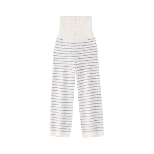 BE high waist warm uterus half-edged velvet pajama pants long trousers for women in winter