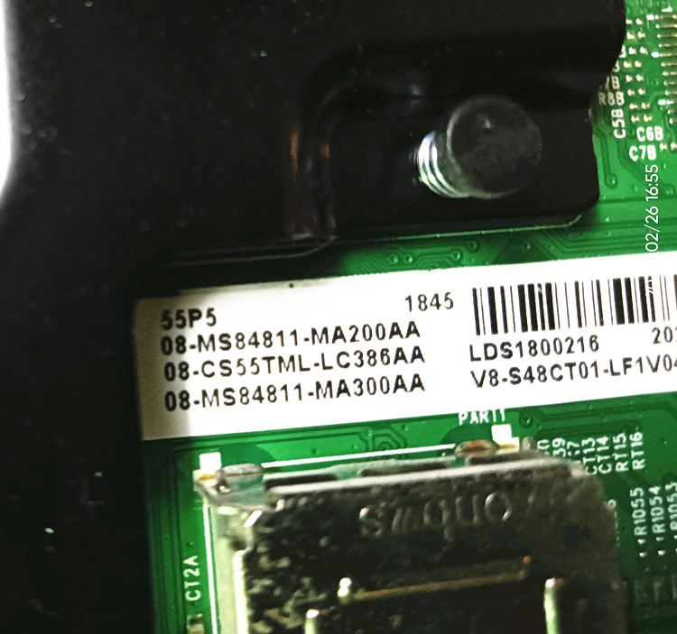全新原装TCL 55C7 55T3 55P5电视机主板40-M848C3T-MAA2HG MAB2HG - 图2
