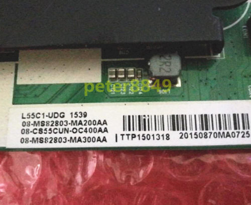 原装TCL L55P1-CUD L48P1 L55E5800A-UD电视主板40-M82803-MAH2HG - 图2