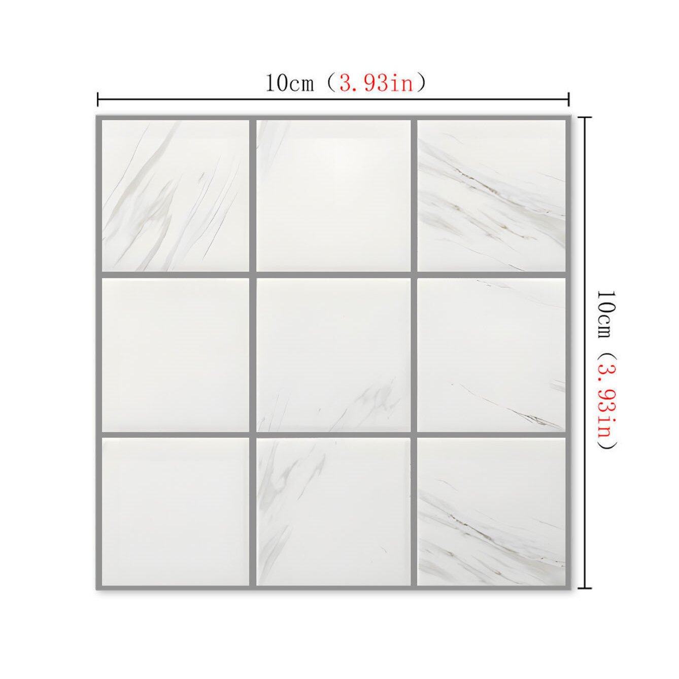 一套10片高亮水晶大理石马赛克卫生间防水自粘贴纸厨房防油耐高纹,淘宝优惠券,粉丝福利购,淘宝优惠卷