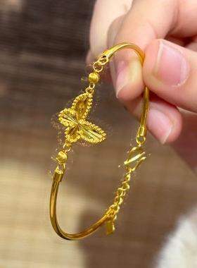 蝴蝶半镯轻奢手链高级感手环手串