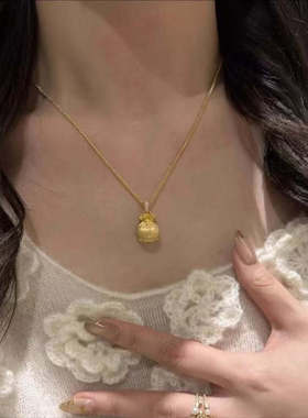 钱袋子项链 O字链