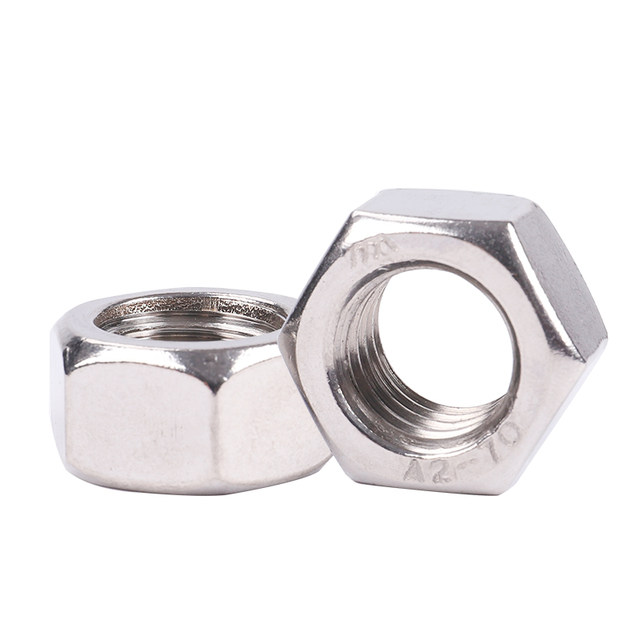 Stainless steel 304 hex nut Bolt cap Screw cap Ordinary hex cap M3M4M5M6M8M10M12