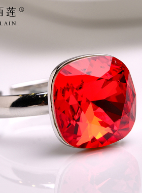 柏西莲女水晶轻奢送礼戒指