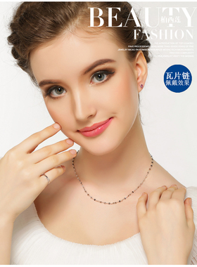 S925银链短款锁骨925女配饰