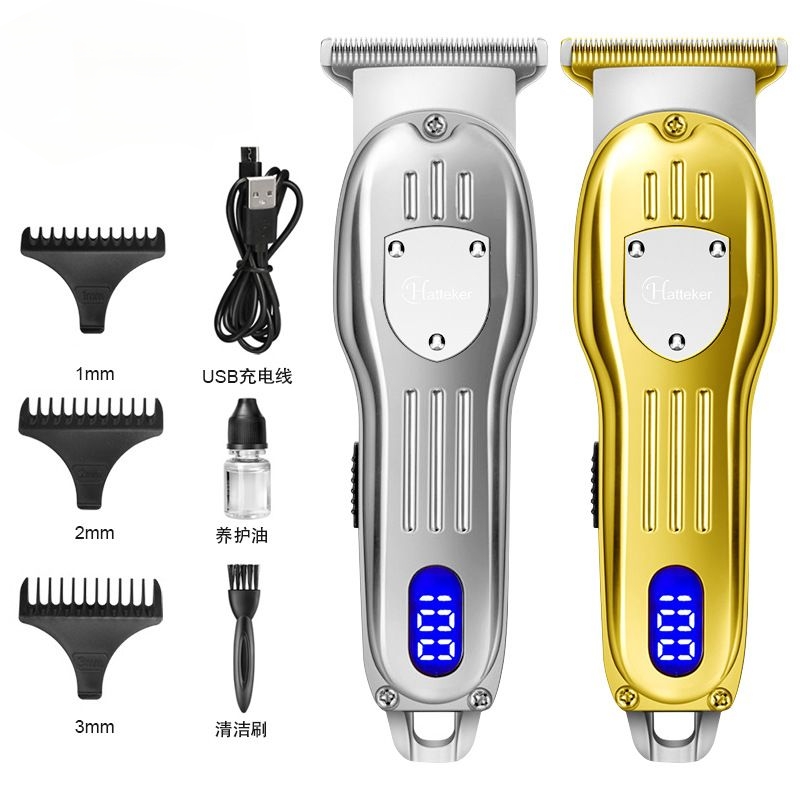 浦利斯复古油头雕刻电推剪 发廊刻痕小推子理发器修边 光头剃头刀 - 图3