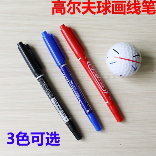 高尔夫球划线笔球迷用品 画线笔油性大头勾线笔不易掉色 3色可选 - 图1