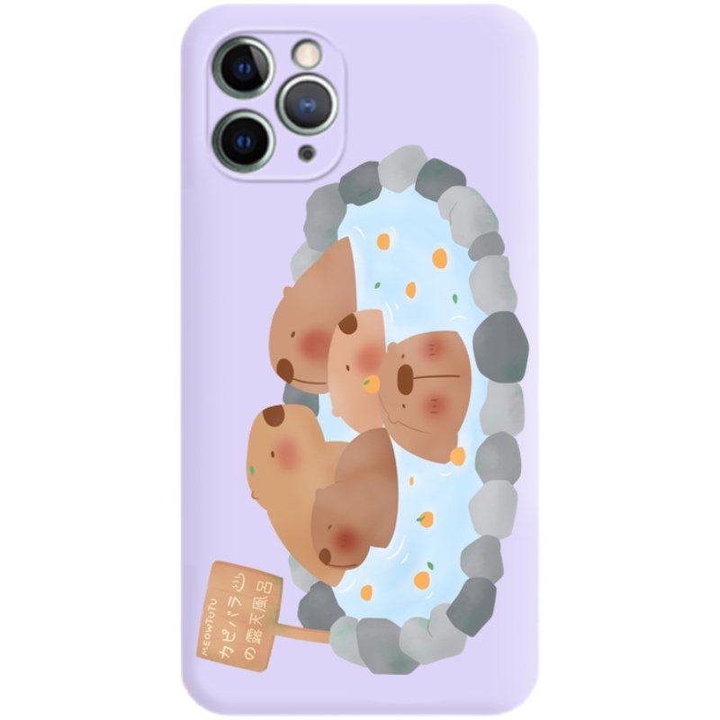 原创卡通可爱水豚适用iphone12华为手机壳oppo液态硅胶壳豚鼠小米,淘宝优惠券,粉丝福利购,淘宝优惠卷