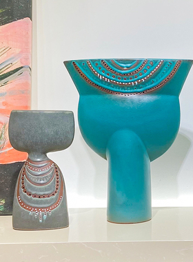 陶瓷电视柜玛雅异域北欧风花瓶