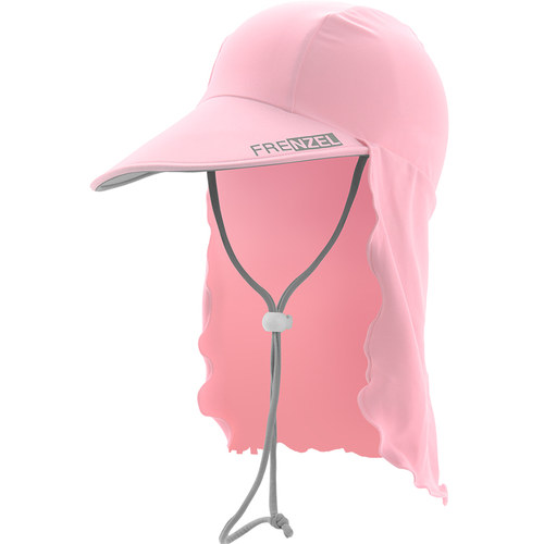 法兰左成人防晒游泳帽轻薄冰爽透气加长护颈沙滩度假棒球帽亲子 - 图3