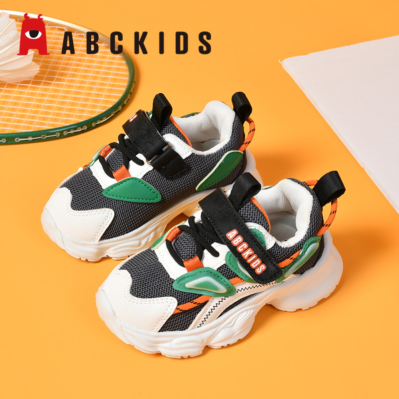 ABCKIDS童鞋男童鞋子秋季儿童运动鞋宝宝网面透气小童鞋春秋款,淘宝优惠券,粉丝福利购,淘宝优惠卷