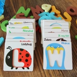 Головоломка, цифровые карточки, конструктор, игрушка, 1-3-6 лет, английские буквы