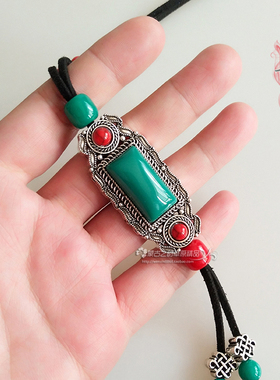 蒙古元素特色少数民族沙滩裙项链