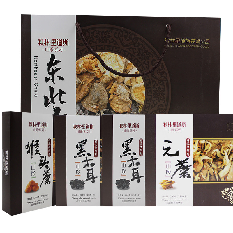 秋林·里道斯礼盒大兴安岭黑木耳 鑫森源食品香菇类