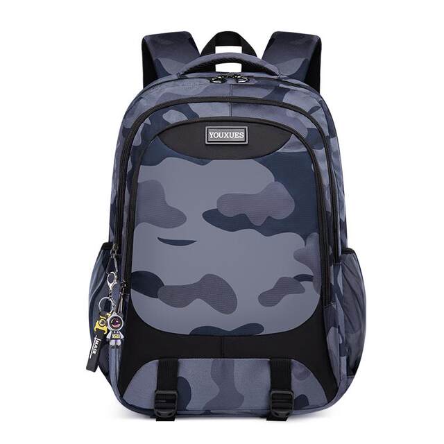 Camo cool junior high school college travel backpack for men