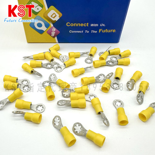 KST健和兴 STRV5-4 梅花型预绝缘圆形端子 UL认证 单只 K.S台湾 - 图3