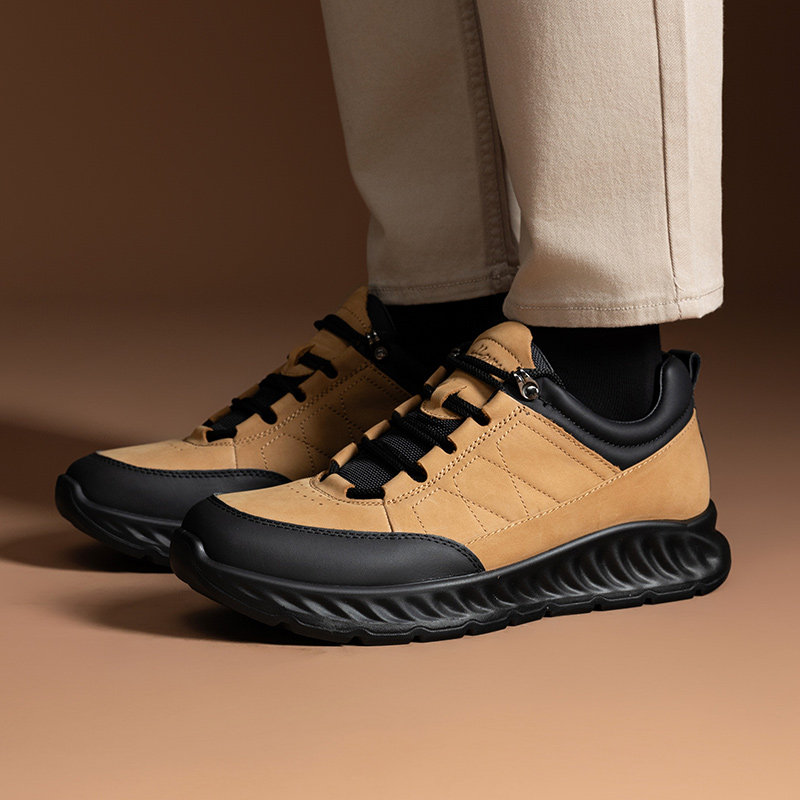 哈森男鞋新款户外运动男士休闲鞋软底轻量化徒步登山鞋男防滑防水,淘宝优惠券,粉丝福利购,淘宝优惠卷