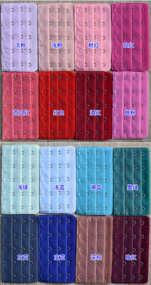 3 rows 5 buttons bra extended buckle underwear back buckle buckle