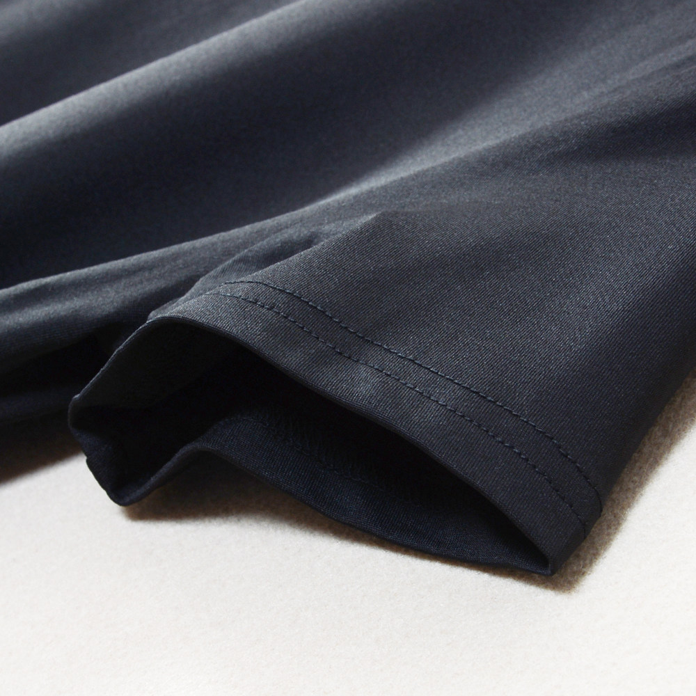 2025年夏季新款女装休闲风A字裙拼接短袖圆领中长款印花连衣裙子