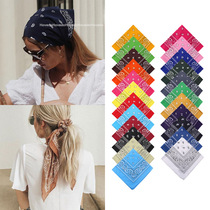 Womans headscarf scarf outdoor riding turban bandana square headscarf ride