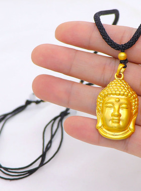 越南沙金吊坠男仿黄金饰品