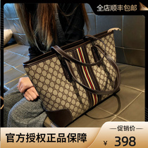 Hong Kong big card genuine leather girl bag 2022 spring and summer new large capacity handbag Advanced sense single shoulder special shoulder special bag
