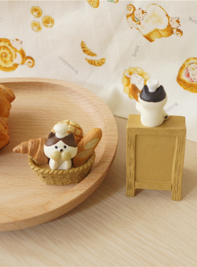 猫部杂货日式摆件玄关汽车