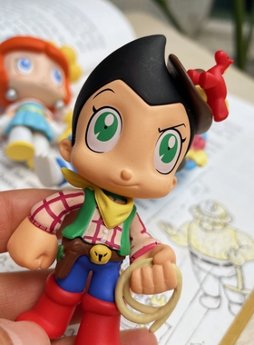 猫部杂货 经典铁臂阿童木桌面装饰摆件手办迷你公仔 散货有瑕疵