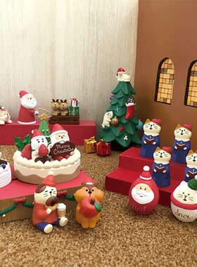 猫部杂货美食派对甜甜圈装饰摆件