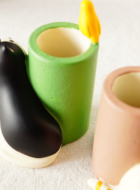 猫部杂货decole软萌文具收纳小鸟