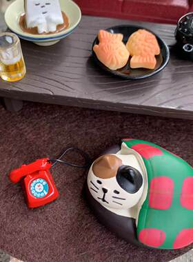 猫部杂货 猫咪的下午茶摆件好友相聚微场景公仔车载礼物