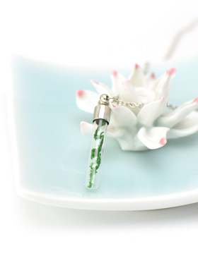 欧美宠物骨灰盒吊坠不锈钢文艺DIY 夜光 女性配饰动物项链