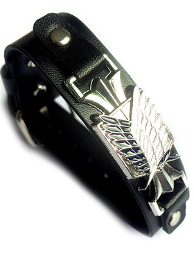 严选新款网游动漫鸣人忍者木叶标志巨人写轮眼皮革手链手环手带