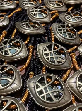 欧美新款动漫周边奇异博士夜光眼睛项链斯特兰奇之眼同款吊坠现货